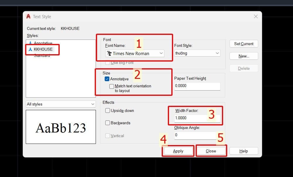 Hướng dẫn cách viết và chỉnh sửa chữ trong AutoCAD 
