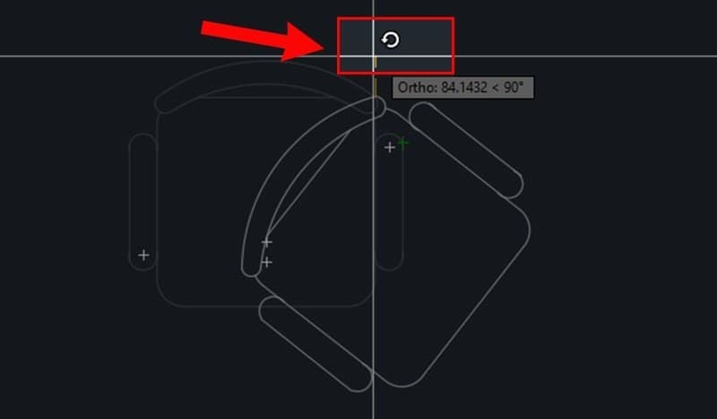 Cách Dùng Lệnh Xoay (Rotate) Trong Autocad 
