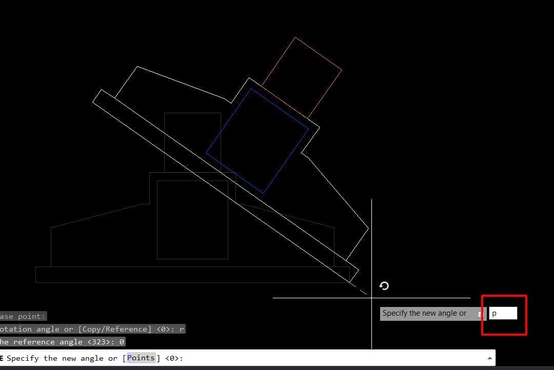 Cách Dùng Lệnh Xoay (Rotate) Trong Autocad 