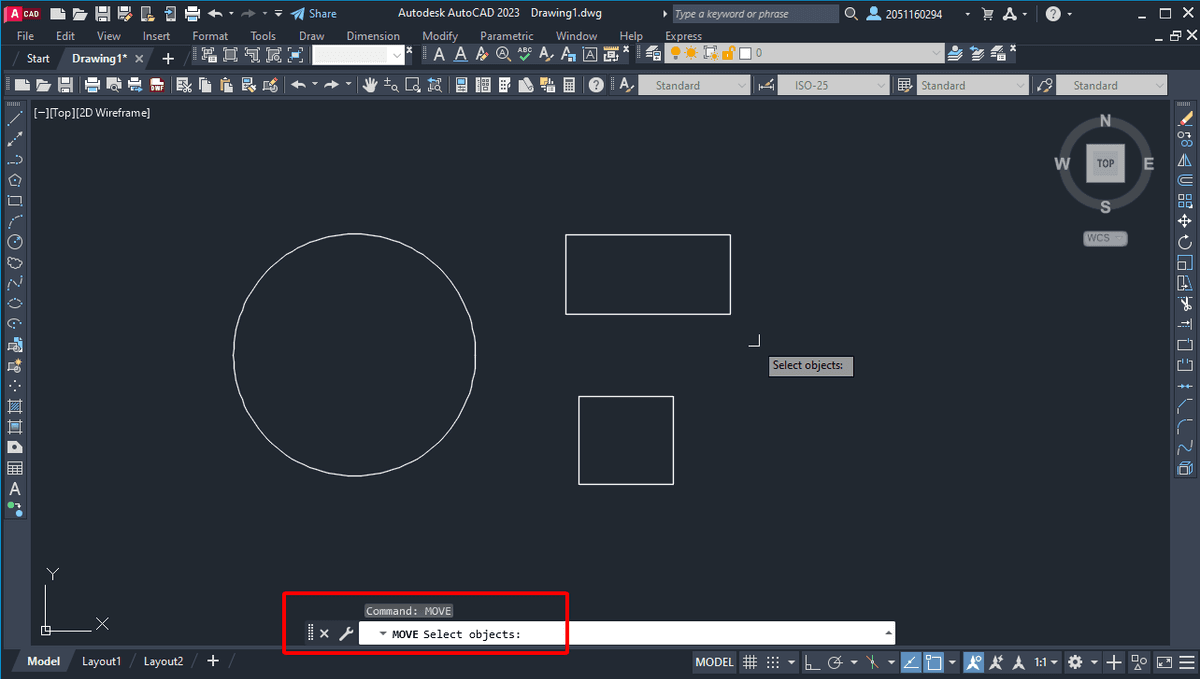 Hướng dẫn sử dụng lệnh di chuyển (Move) trong AutoCAD