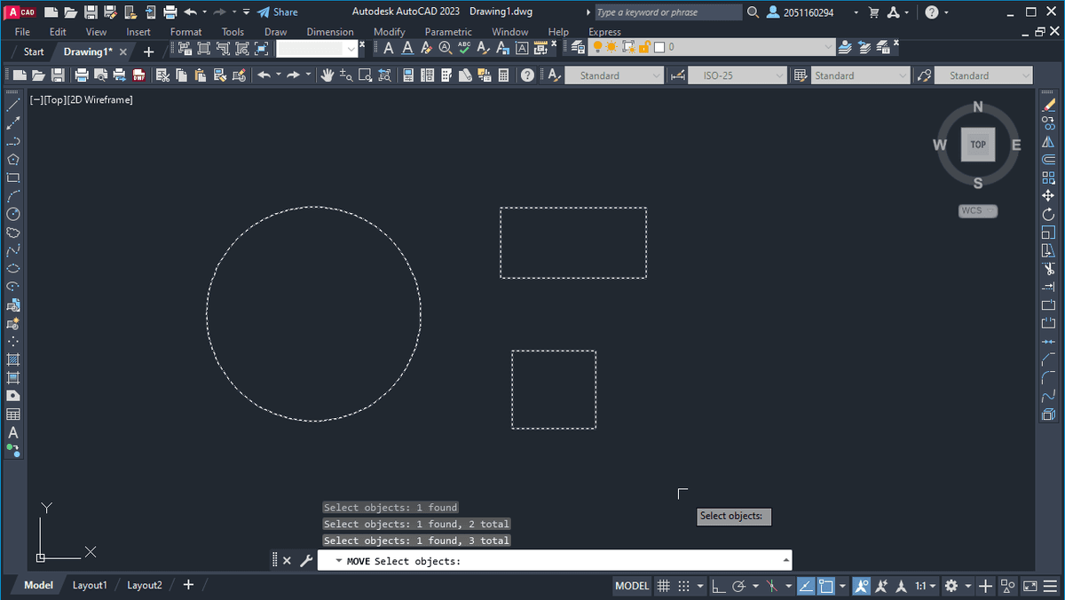 Hướng dẫn sử dụng lệnh di chuyển (Move) trong AutoCAD