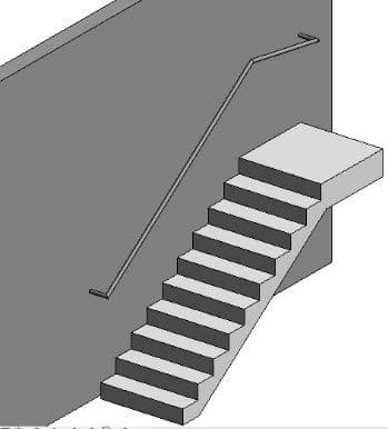 ve cau thang trong revit