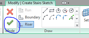 ve cau thang trong revit
