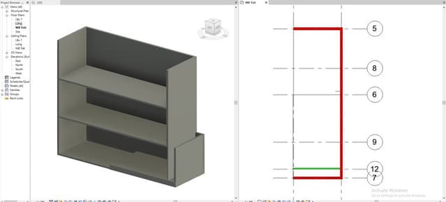 đục lỗ sàn trong revit