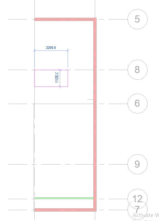 đục lỗ sàn trong revit