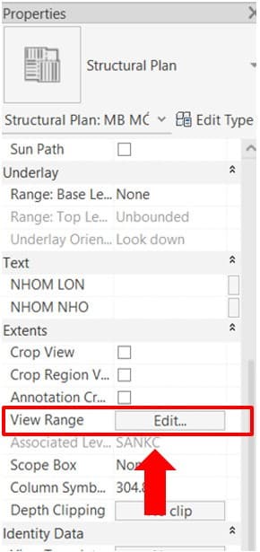 trình bày bản vẽ trong Revit kết cấu