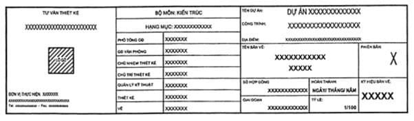 các loại bản vẽ xây dựng