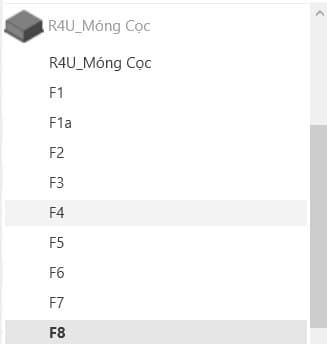 cách vẽ móng trong revit