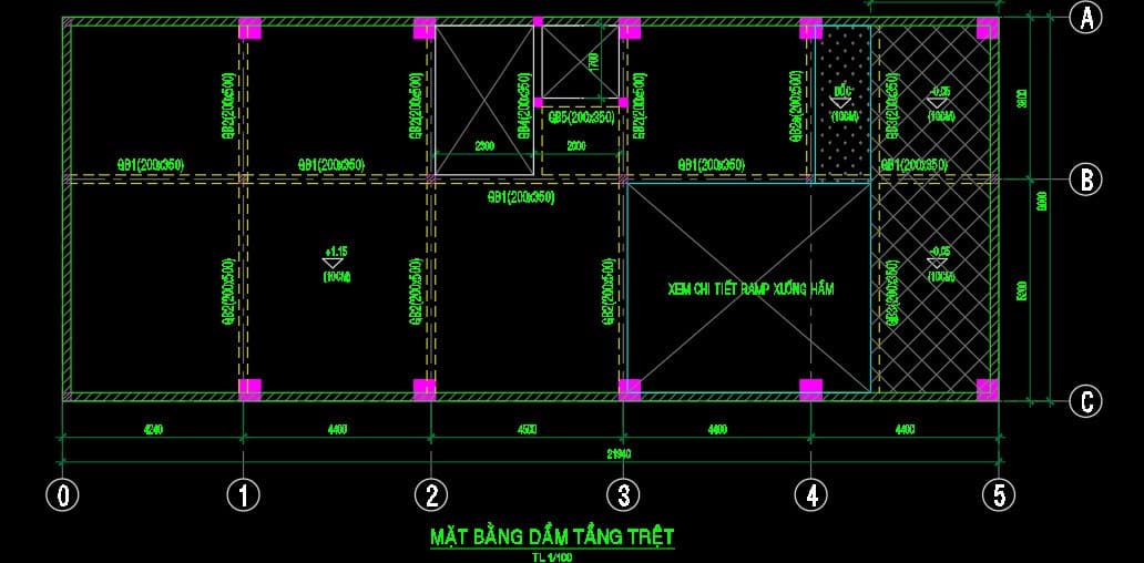 cách vẽ dầm trong revit