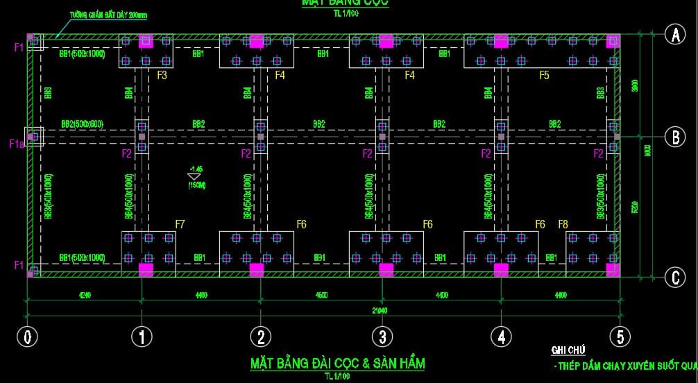 vẽ sàn kết cấu trong revit