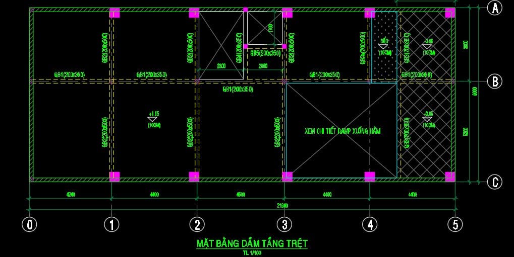 vẽ sàn kết cấu trong revit