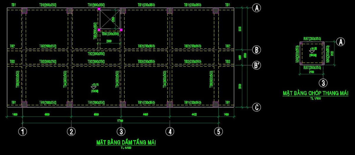 vẽ sàn kết cấu trong revit