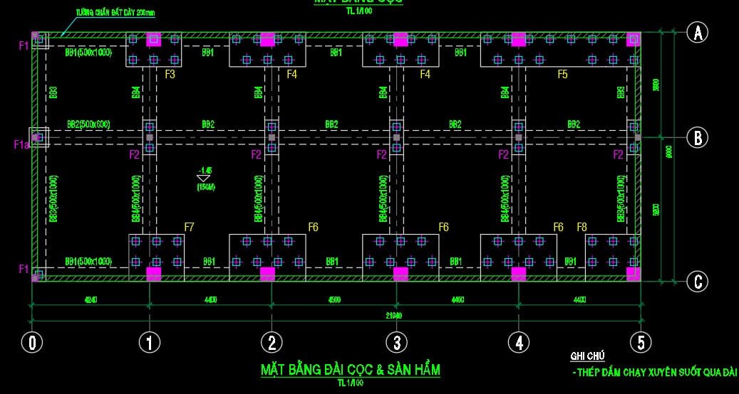 vẽ tường chắn trong revit