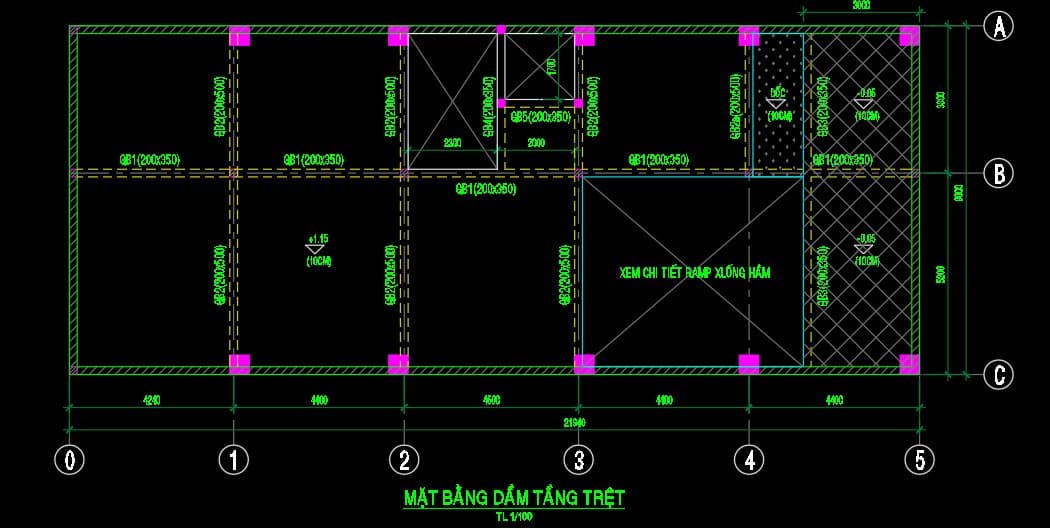 vẽ tường chắn trong revit
