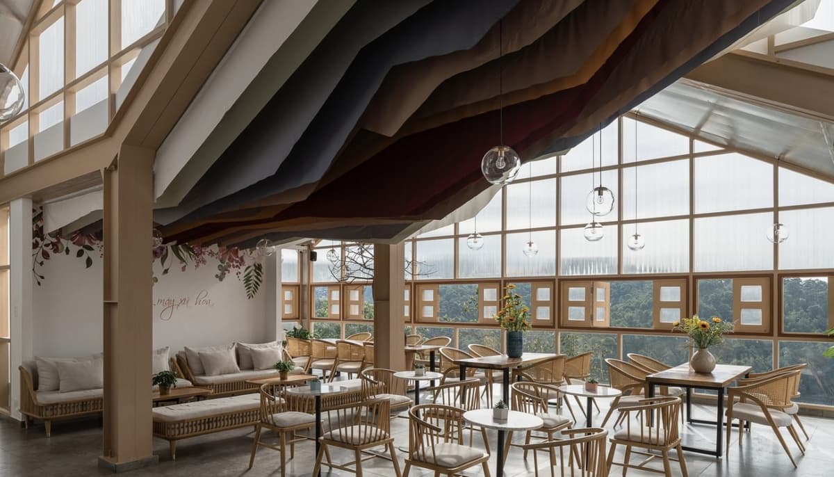 Quán cafe sở hữu phong cách tối giản và sang trọng
