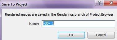 Render trong Revit
