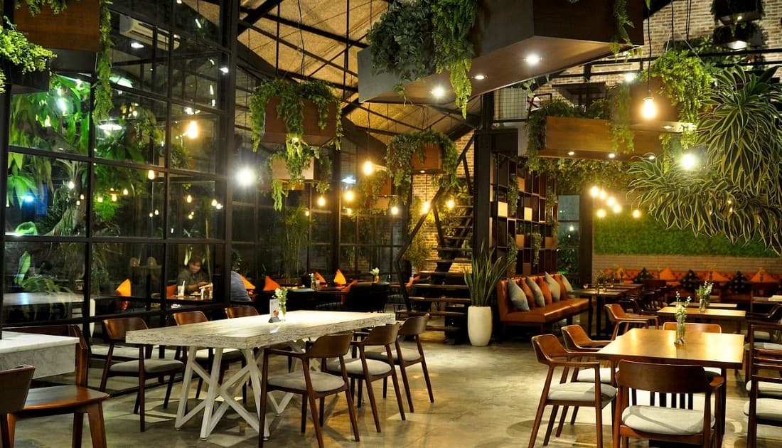 Quán cafe vintage kết hợp hiện đại, sang trọng 