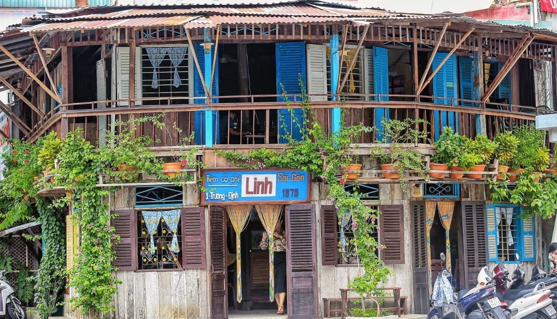 Quán cà phê vintage theo style đồng quê