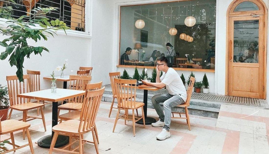 Màu sắc không gian nhã nhặn 