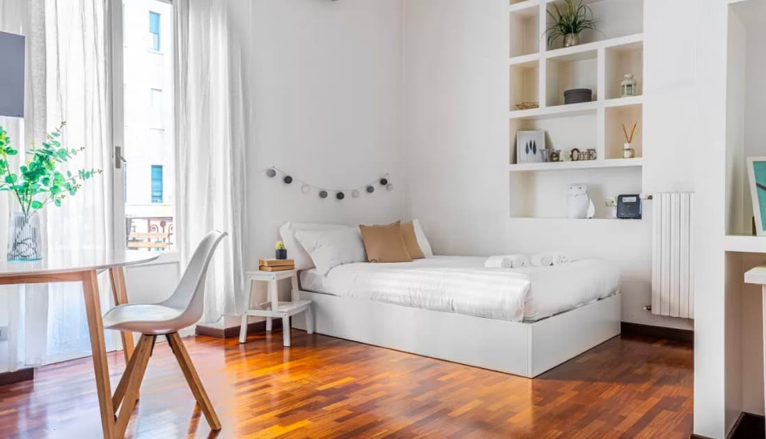 Không gian phủ trắng tạo cảm giác thoải mái dễ chịu
