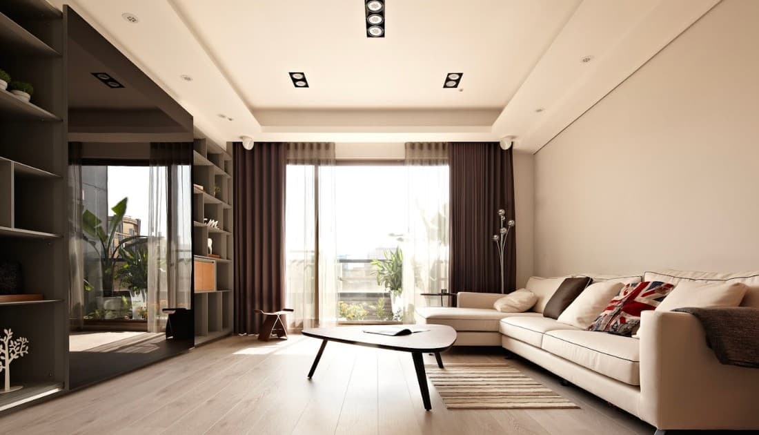 Rèm sẽ giúp ánh sáng len lởi vào không gian trong nhà