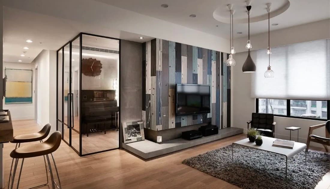 Không gian trong nhà được nâng tầm đẳng cấp nhưng không quá rườm rà, lãng phí