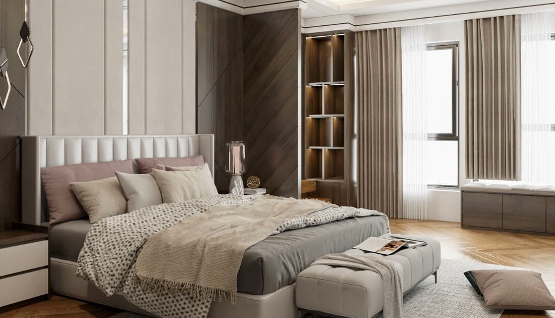 Chọn thiết bị nội thất êm ái để có giấc ngủ sâu ấm áp