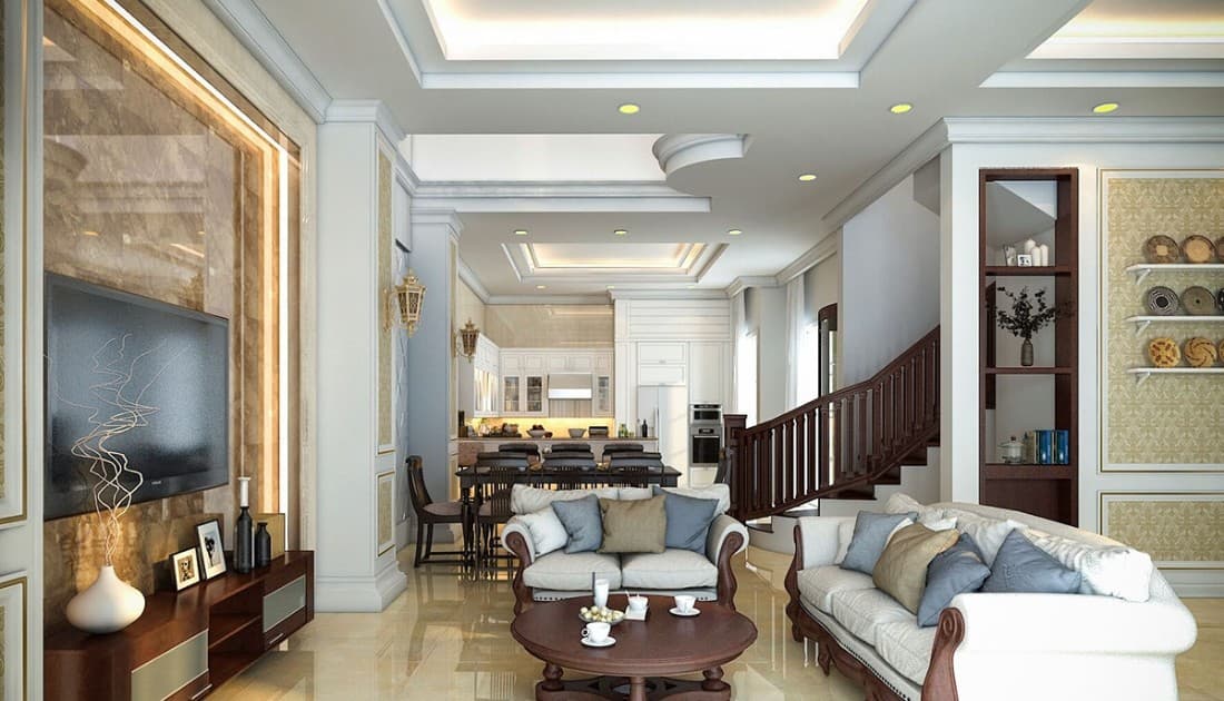 Hơi hướng hiện đại trong chung cư tân cổ điển