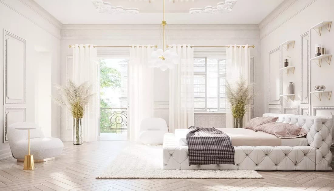 Phòng ngủ style tân cổ điển