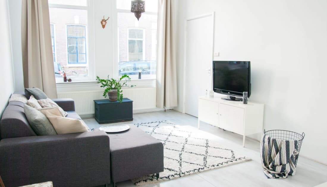 Màu sắc của sofa cũng góp phần hài hòa màu sắc trong căn phòng