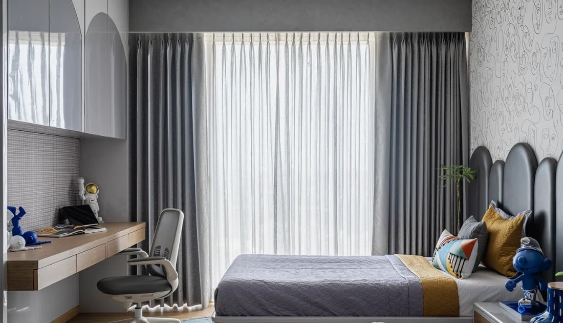 Mẫu thiết kế chung cư 50m2 phòng ngủ phụ