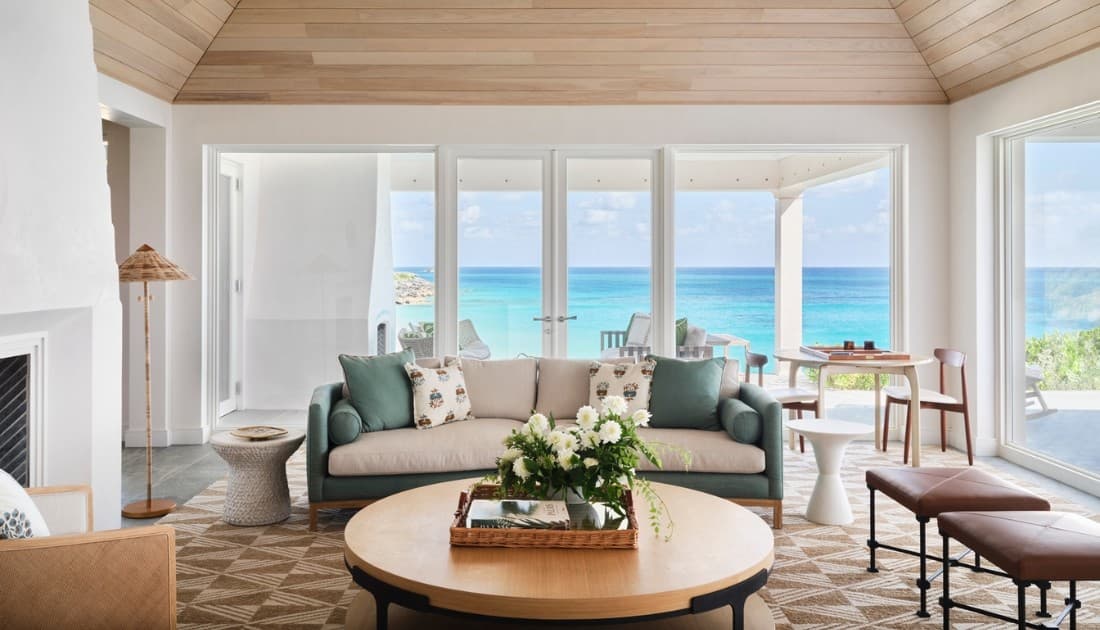 Không gian sống như được hòa mình vào thiên nhiên, tạo sự thoải mái và thư giãn