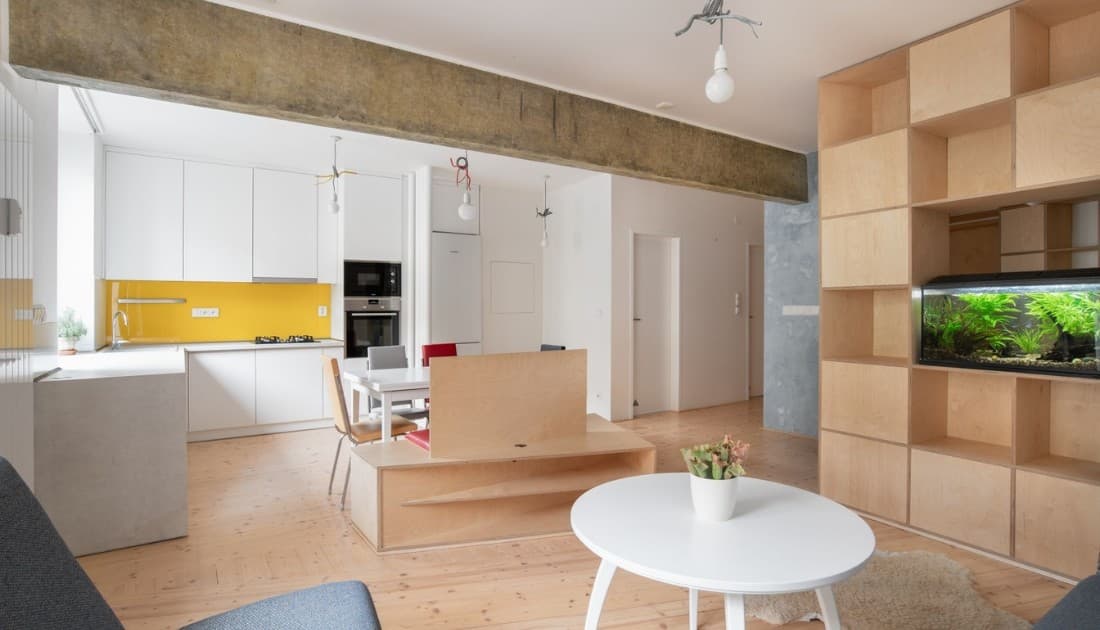 Ý tưởng thiết kế nội thất căn hộ 50m2 theo phong cách trẻ trung