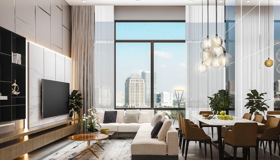 Chọn màu sắc và ánh sáng hài hòa với tổng thể