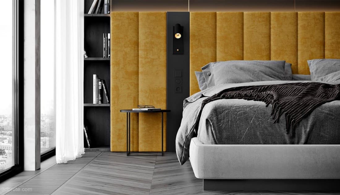 Không gian phòng ngủ được tối giản hóa