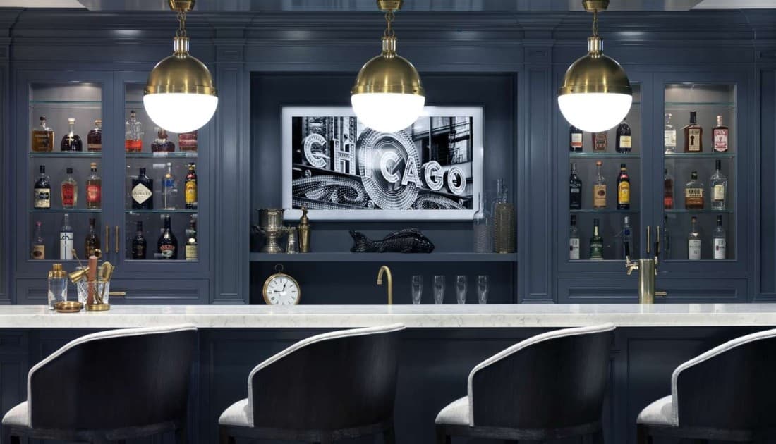 Ấn tượng với thiết kế quán bar nhỏ phong cách futuristic