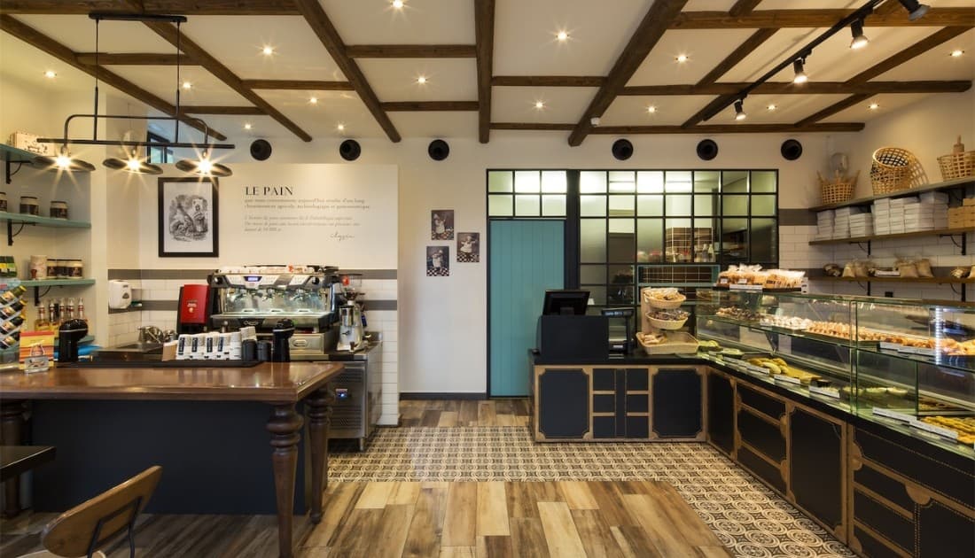 Thiết kế quán cafe bánh ngọt đậm chất phong cách Industrial