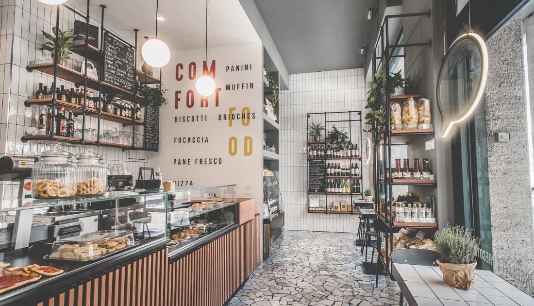 Thiết kế quán cafe bánh ngọt đậm chất phong cách công nghiệp 