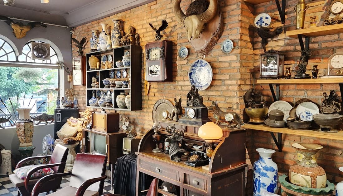 Ý tưởng thiết kế quán cafe phong cách cổ xưa nhẹ nhàng