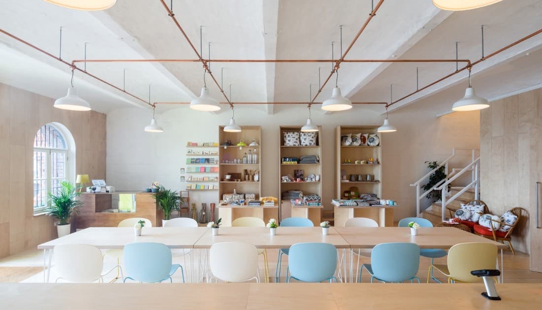 Thiết kế quán cà phê phong cách Scandinavian (Bắc Âu)