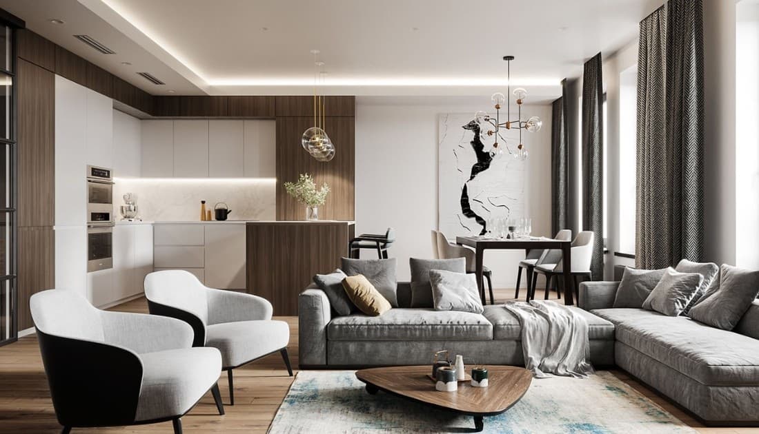 Lựa chọn tone màu chính cho không gian nội thất