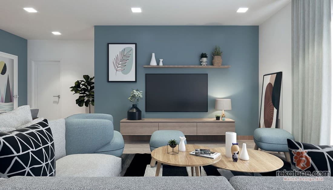 Phong cách thiết kế nội thất chung cư 105m2 hiện đại