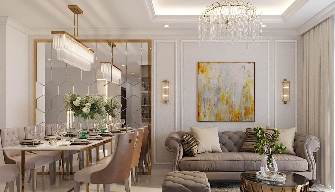 Diện tích 100m2 dần trở nên phổ biến trong thiết kế chung cư