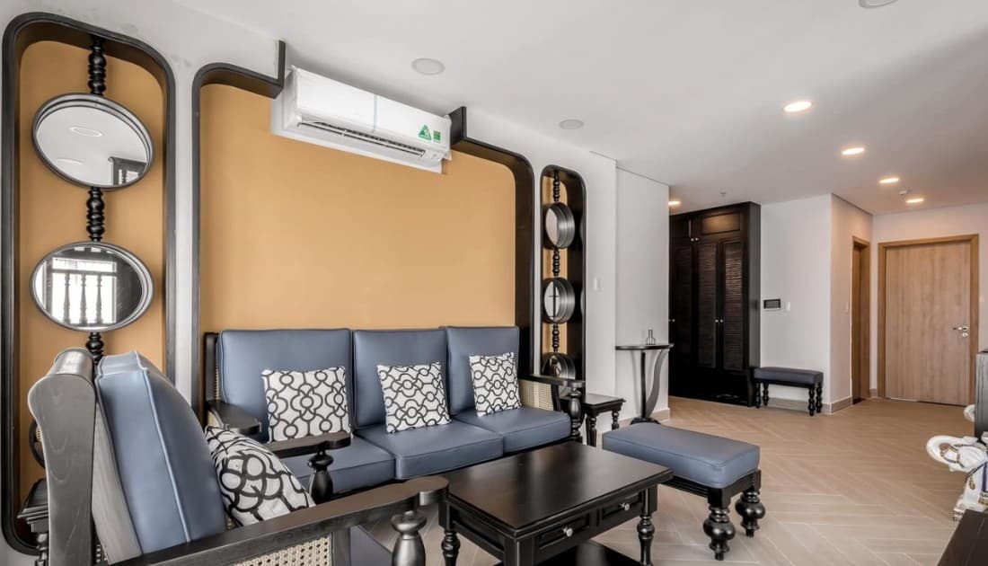 Không gian Indochine bắt mắt bởi cách bày trí tinh tế