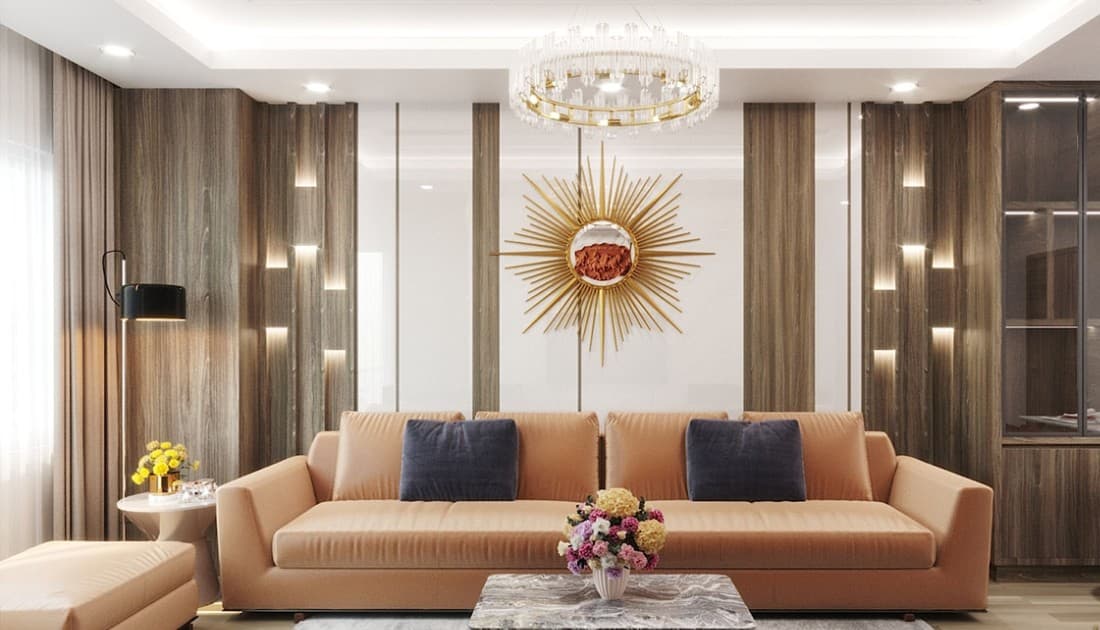 Phong cách tân cổ điển trong thiết kế nội thất chung cư 110m2