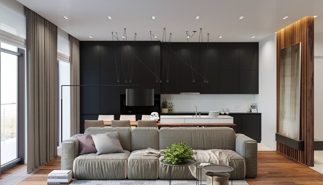 Mẫu thiiết kế sử dụng phong cách Rustic làm chủ đạo