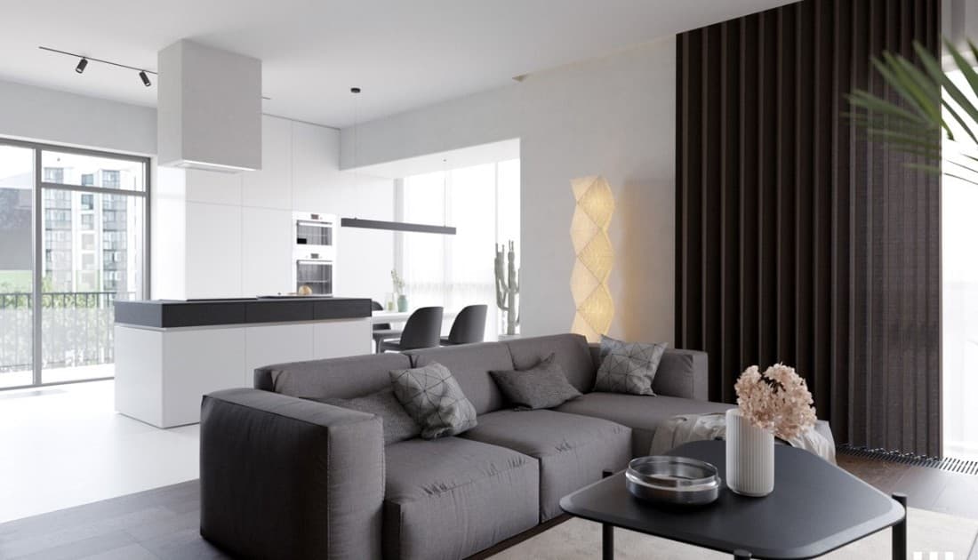 Cách bố trí tối giản, tinh tế sẽ giúp bạn tận dụng tối đa được không gian sinh hoạt. 