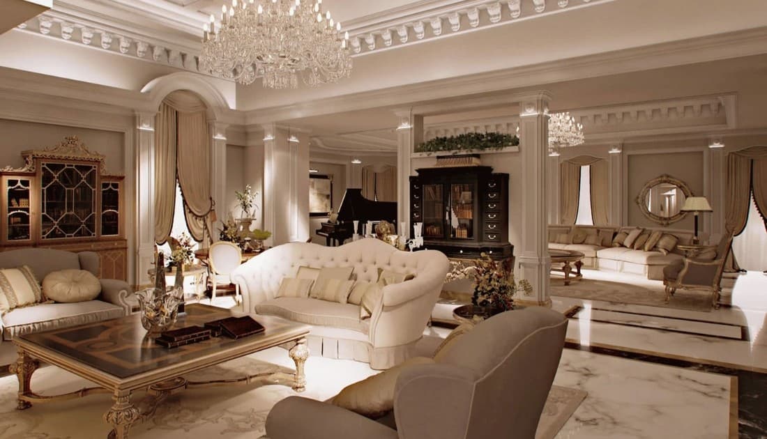 Ý tưởng thiết kế nội thất căn hộ 55m2 đẹp theo phong cách Luxury