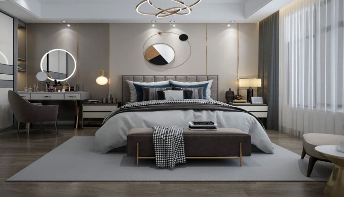 Thiết kế nội thất phòng ngủ 15m2 mang hơi thở hiện đại chưa bao giờ là lỗi mốt.