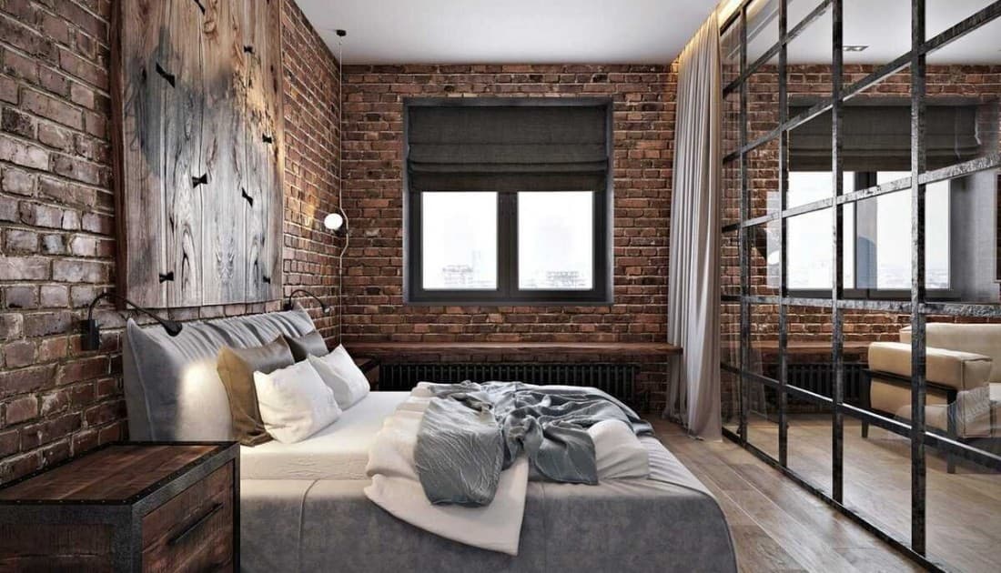 Urban là phong cách thiết kế nội thất phòng ngủ 15m2 được khá nhiều bạn trẻ yêu thích